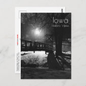 エイムズアイオワの揺れる橋 ポストカード (正面/裏面)