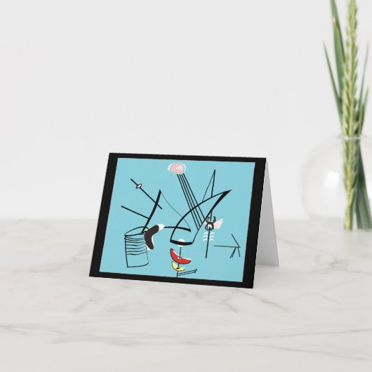 エイムズエラアートスタイルノテカーズ「接続されていない泡 カード (正面)