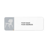 エイムズ合板椅子 ラベル (正面)