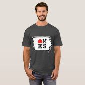 エイムズ ホワイト アクティブを愛してやまない Tシャツ (正面フル)