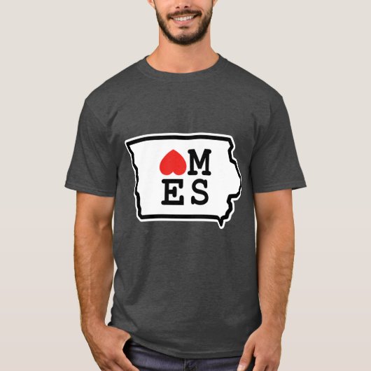 エイムズ ホワイト アクティブを愛してやまない Tシャツ (正面)