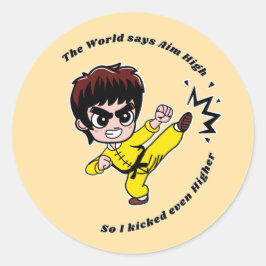 エイムハイステッカー ラウンドシール