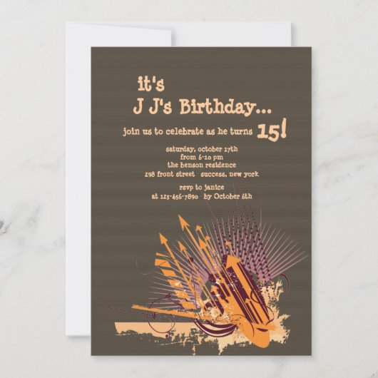 エイムフォーザスカイ招待状 招待状 (正面)