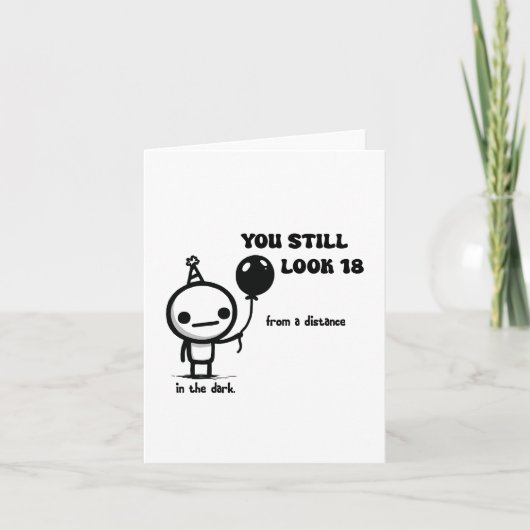 エイリアドードル誕生祝い カード (正面)