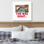 エイリアンあり キャンバスプリント (インサイチュ (寝室))