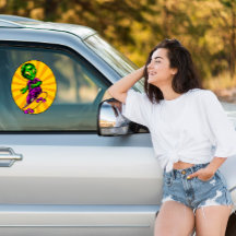 エイリアンおもしろいスケートボーダーおもしろいカー