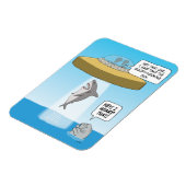 エイリアンおもしろいズシャークをマナティー時計として廃止 マグネット (左側)