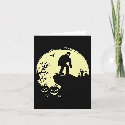 エイリアンおもしろいブル幽霊ハロウィーンこれはSome Booである カード (正面)