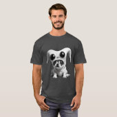 エイリアンおもしろい犬 Tシャツ (正面フル)