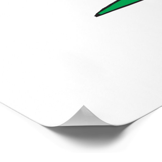 エイリアンおもしろい選手がボールを蹴る ポスター (角)