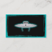 エイリアンおもしろいTシャツのカスタマイズ可能な名刺 名刺 (裏面)