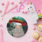 エイリアンおよびUFOは個人化なります ペーパープレート (パーティー)