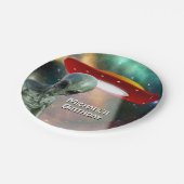 エイリアンおよびUFOは個人化なります ペーパープレート (アングル)