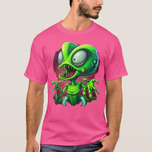 エイリアンから惑星火星 Tシャツ (正面)