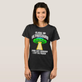 エイリアンか超音波検査か とにかく誰かがチェックされる Tシャツ (正面フル)