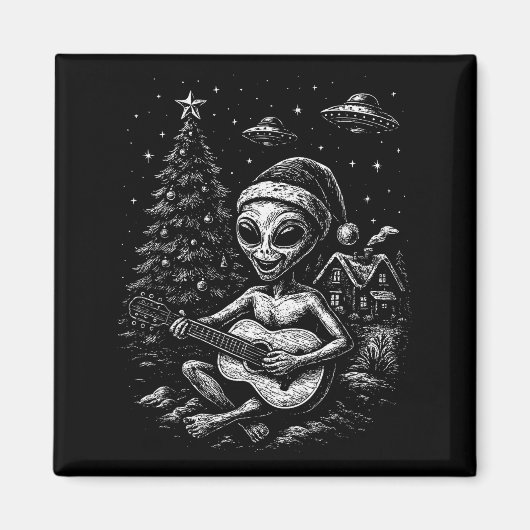 エイリアンがクリスマスを愛する マグネット (正面)