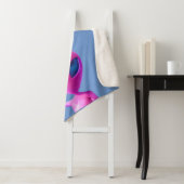 エイリアンがピースサイン毛布を投げる シェルパブランケット (インサイチュ)