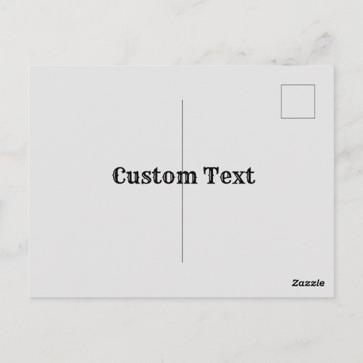 エイリアンが世界から拳を突き出す ポストカード (裏面)