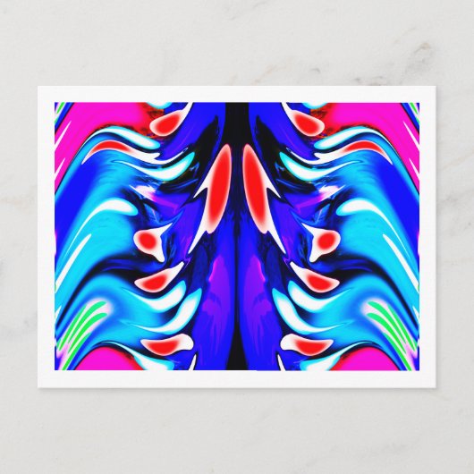 エイリアンが出会うアート ポストカード (正面)