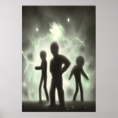 エイリアンが来君の為に | AIアートポスター ポスター (正面)