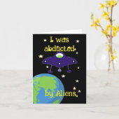 エイリアンが誕生日を逃した カード (黄色い花)