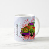 エイリアンが運転する車 コーヒーマグカップ (正面右)