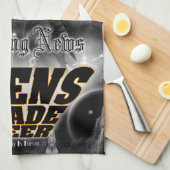 エイリアンが4ビール銀河系攻撃に侵入 キッチンタオル (四つ折り)