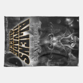 エイリアンが4ビール銀河系攻撃に侵入 キッチンタオル (横)