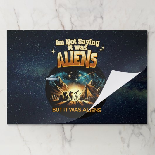 エイリアンだとは言ってないが、エイリアンだったんだ ペーパーパッド (折り畳み)