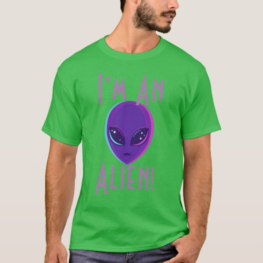 エイリアンです Tシャツ (正面)