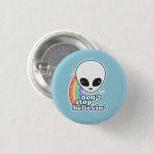 エイリアンで信じて下さい 缶バッジ (正面&裏面)