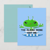 エイリアンで得済んだ ポストカード (正面/裏面)