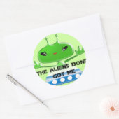 エイリアンで得済んだ ラウンドシール (封筒)