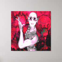 エイリアンとの接触 キャンバスプリント