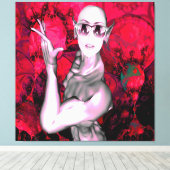 エイリアンとの接触 キャンバスプリント (インサイチュ (ウッドフロア))