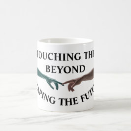 エイリアンと人間 コーヒーマグカップ