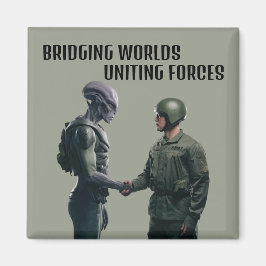 エイリアンと兵士 マグネット