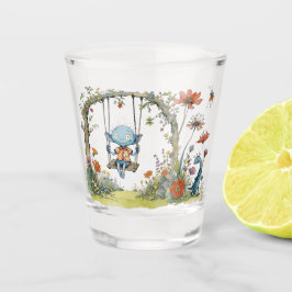 エイリアンと野花 ショットグラス
