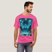エイリアンと飛んでいるソーサーがあなたを見て Tシャツ (正面フル)