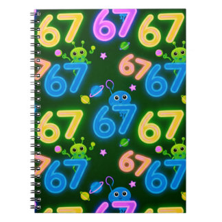 エイリアンと67のスパイラルフォトノート ノートブック