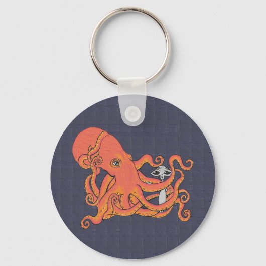 エイリアンとOctopus Friend Key Chain キーホルダー (正面)