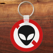エイリアンなし キーホルダー (正面)