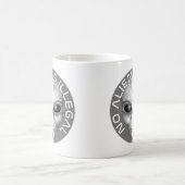 エイリアンなし コーヒーマグカップ (中央)