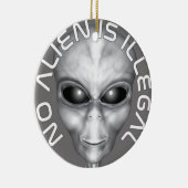 エイリアンなし セラミックオーナメント (右)