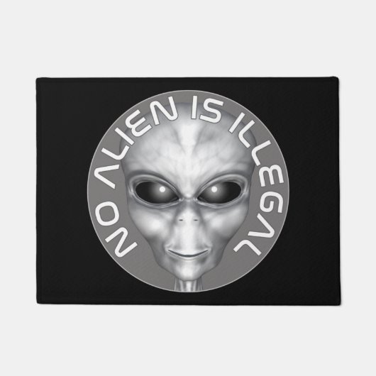 エイリアンなし ドアマット (正面)