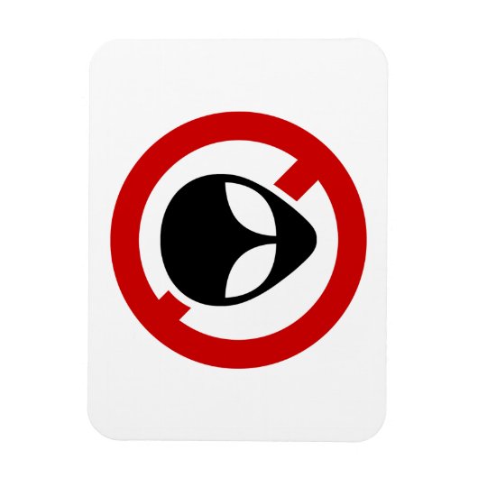 エイリアンなし マグネット (縦)