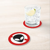 エイリアンなし ラウンドペーパーコースター (インサイチュ)