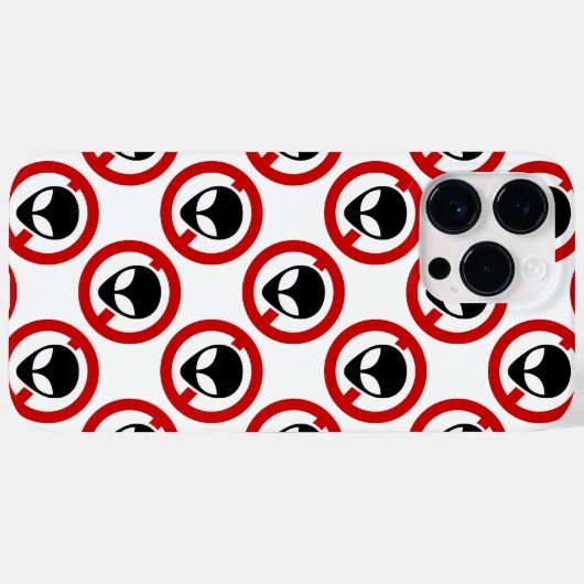 エイリアンなし Case-Mate iPhoneケース (裏面 (横))