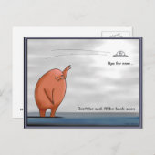 エイリアンなびく別れ – はがき (正面/裏面)