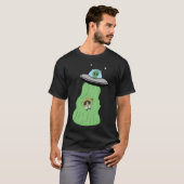 エイリアンに捕まえられたデモニア Tシャツ (正面フル)